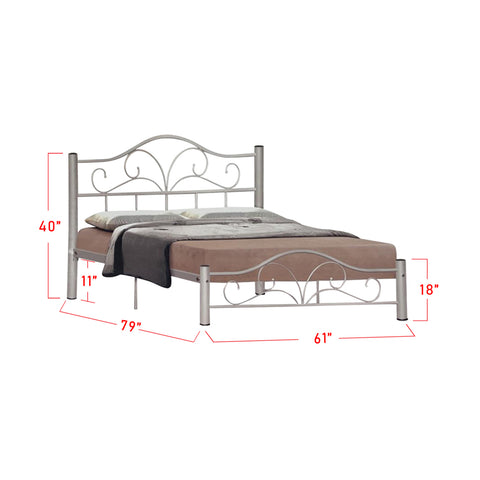 Image of Furnituremart Suzana Series minimalist bed frame