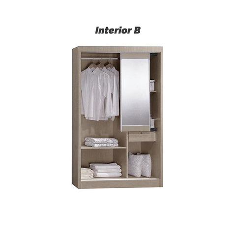 Image of Furnituremart Tatum Series solid wood wardrobe