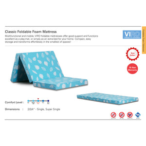 Viro Classic folding foam mattress