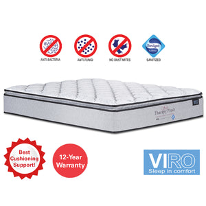 Viro Soft Therapy Plush orthopedic pocket spring mattress