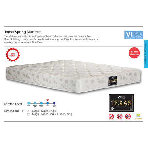 Image of Viro Texas soft spring mattress