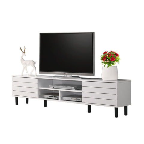 Image of Alaia TV Console Cabinet in White Color