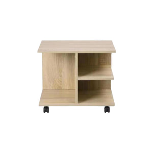 Carson Side Desk With Rotating Wheels