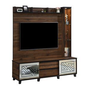 Lamvi TV Console with Back Panel in 4 Designs