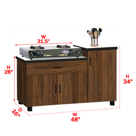 Image of Bally Series 10 Kitchen Cabinet/ Cooking Cabinet/ Gas Stove Cabinet/ Gas Cabinet.Fully Assembled