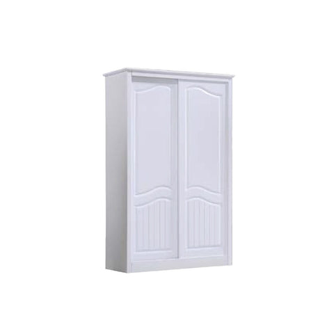Image of White Wooden Sliding Door Wardrobe