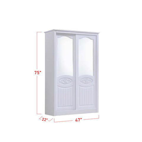 Image of Furnituremart Korean Style Sliding Door Wardrobe