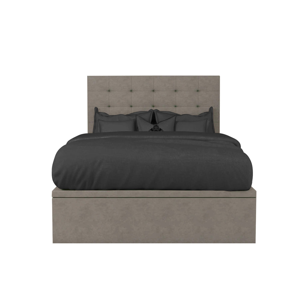 OrthoCoil Edmar 18" SBD Storage Bed Pet Friendly Scratch-proof Fabric - With Mattress Add-On