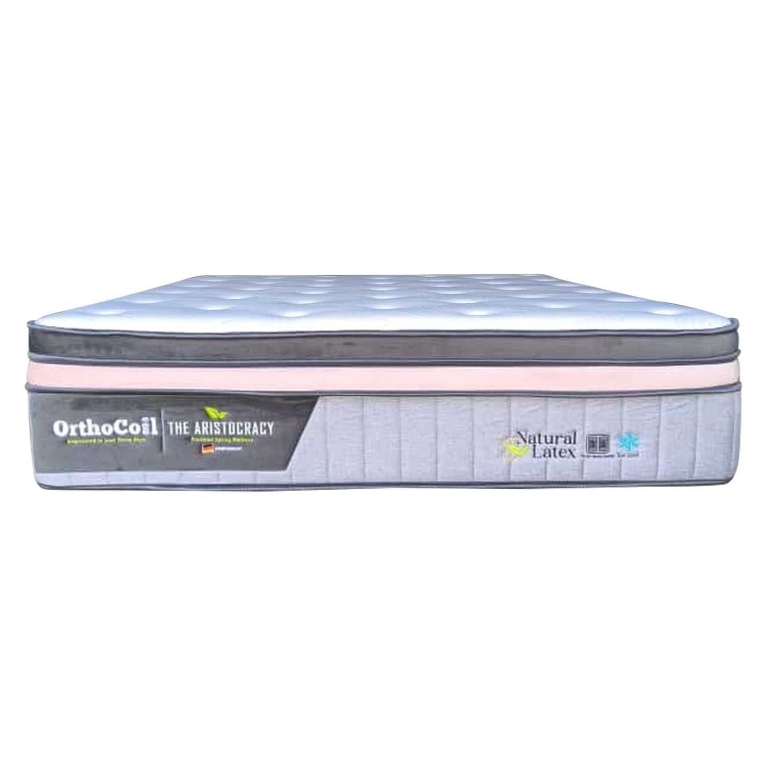 Orthocoil 15" The Aristocracy Sub-Zero Cooling Fabric Pocketed Spring Mattress- All Size