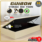 Guibon 16" SBD Lift Up Storage Bed Base Bedframe - Pet-Friendly Option / Mattress Option