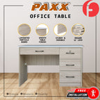 Paxx Study Computer Office Table with Drawer w/ Lock in 4 Colours