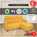 Hypo Sofa Set in 47 Colour -w/ PetFriendly Fabric/Leather