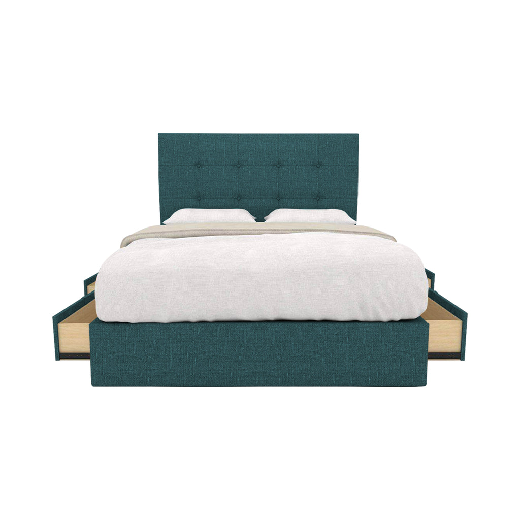 Fanzy Drawer Bedframe Storage Bed All Sizes - Pet-Friendly Option / Mattress Option