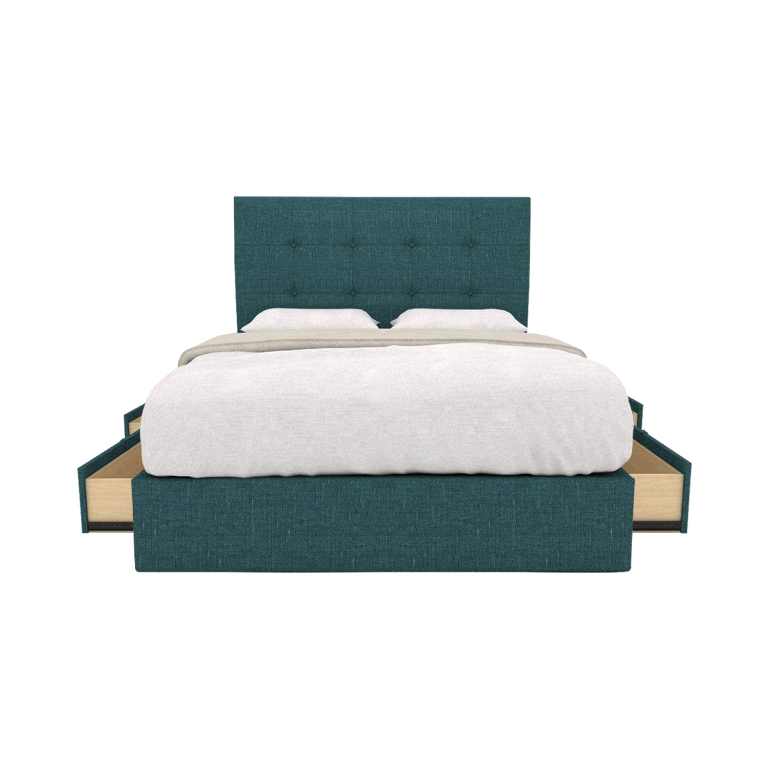 Fanzy Drawer Bedframe Storage Bed All Sizes - Pet-Friendly Option / Mattress Option