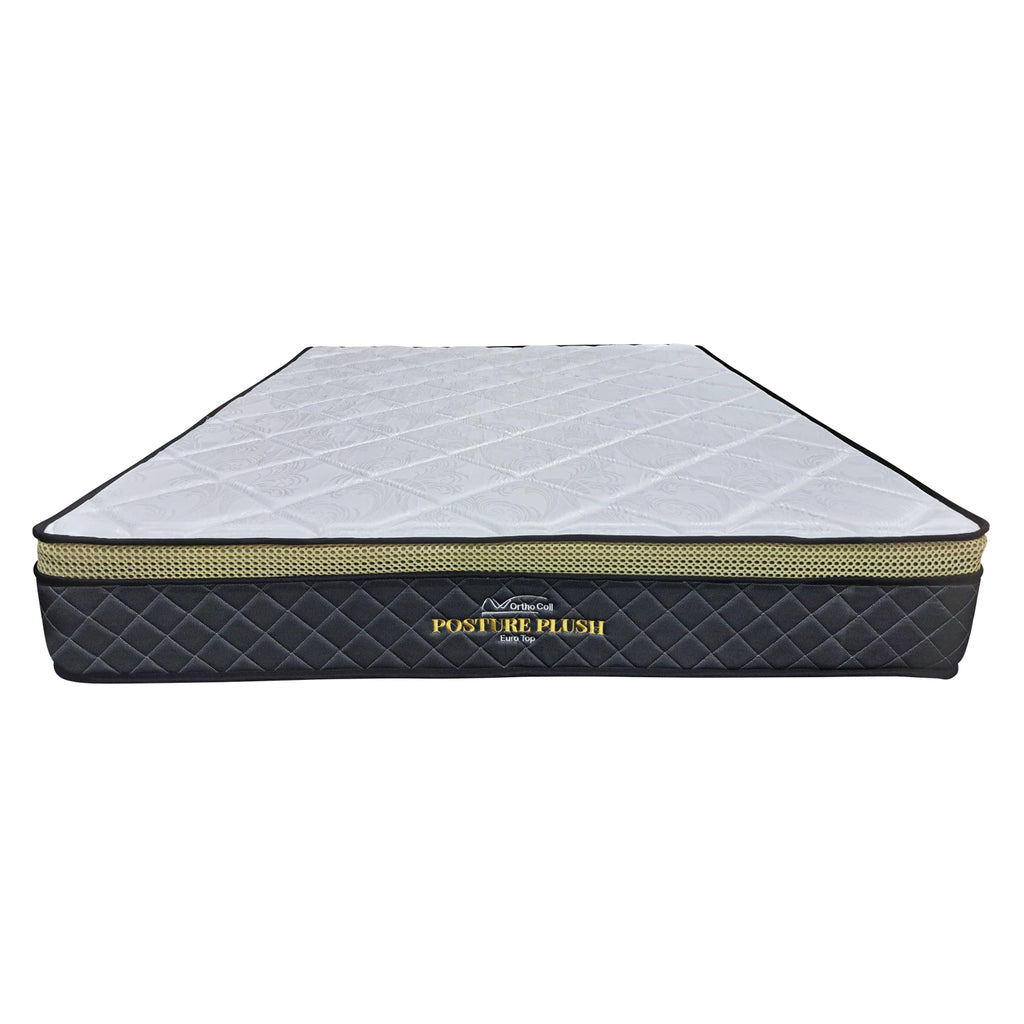 Orthocoil 10" Posture Plush Euro Top Mattress Bonnell Spring Mattress - All Size
