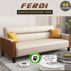 Ferdi 2-Seater/3-Seater Sofa - w/ PetFriendly Scratch-Resistant Option