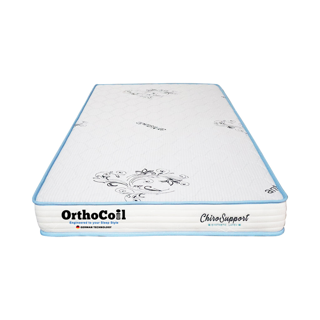 ORTHOCOIL CHIRO SUPPORT 6" Mattress - Full Synthetic Latex w/ Anti-Static Fabric