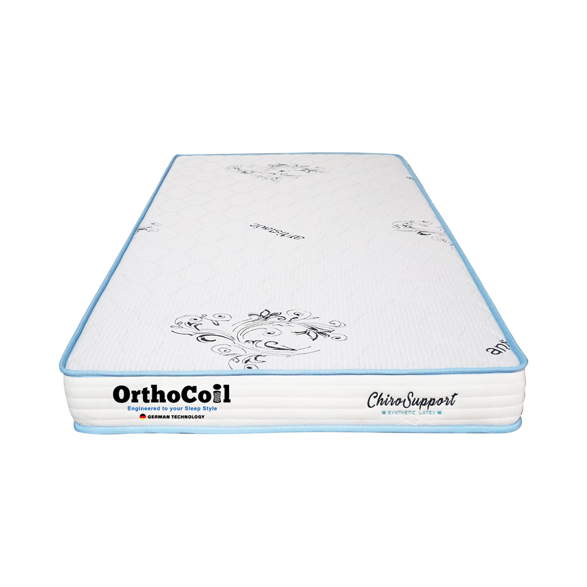 ORTHOCOIL CHIRO SUPPORT 6" Mattress - Full Synthetic Latex w/ Anti-Static Fabric