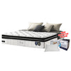 Honey Pure Luxury 15" 7-Zone Pocket Spring Sanitized Mattress w/ FREE PILLOW - All Sizes Available