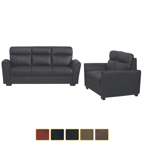 Image of Roul 1/ 2/ 3 Seater Half Genuine Cowhide Leather Sofa in 5 Colours