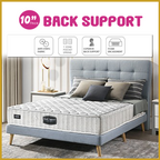Honey Back Support 10" Mattress Anti-Static 7-Zone Pocket Spring - All Sizes Available