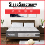 Orthocoil 12" Sleep Sanctuary Ice-Cold Fabric Mattress Pocketed Spring Mattress