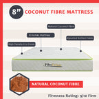 Spinahealth Fibre Deluxe 8" Coconut Fibre Mattress - All Sizes Available