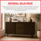 VENTI Console Table Cabinet Sideboard Cabinet Made with Solid Wood with Drawers 2 Colors