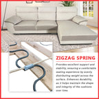 Becca 3-Seater L-Shaped Sofa with Chaise PetFriendly Fabric Scratch-Resistant
