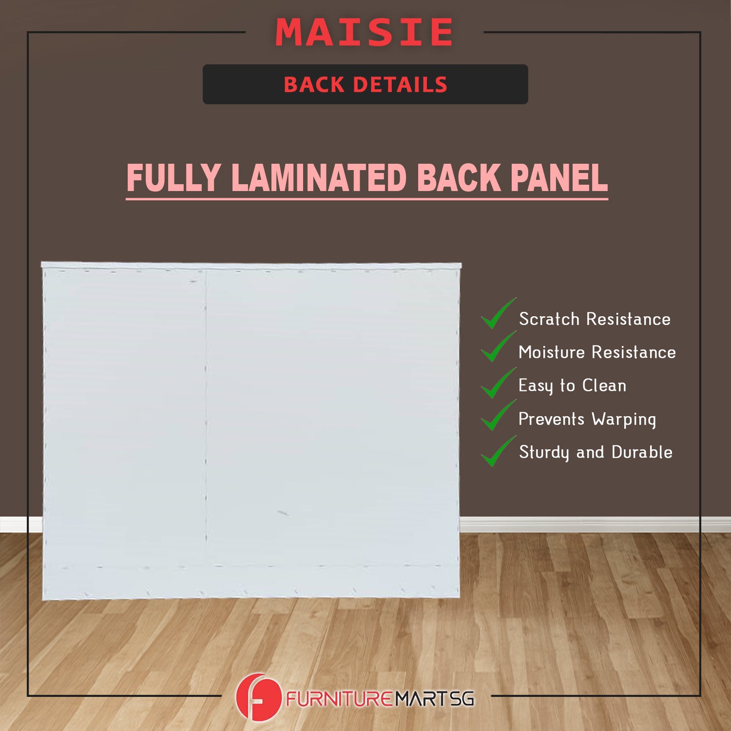 Maisie 3-Door Wardrobe Multi-Purpose Cabinets in 6 Colours