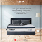 OrthoCoil Silva Divan Platform Bed Frame  - With Mattress Add-On Option - All Sizes Available