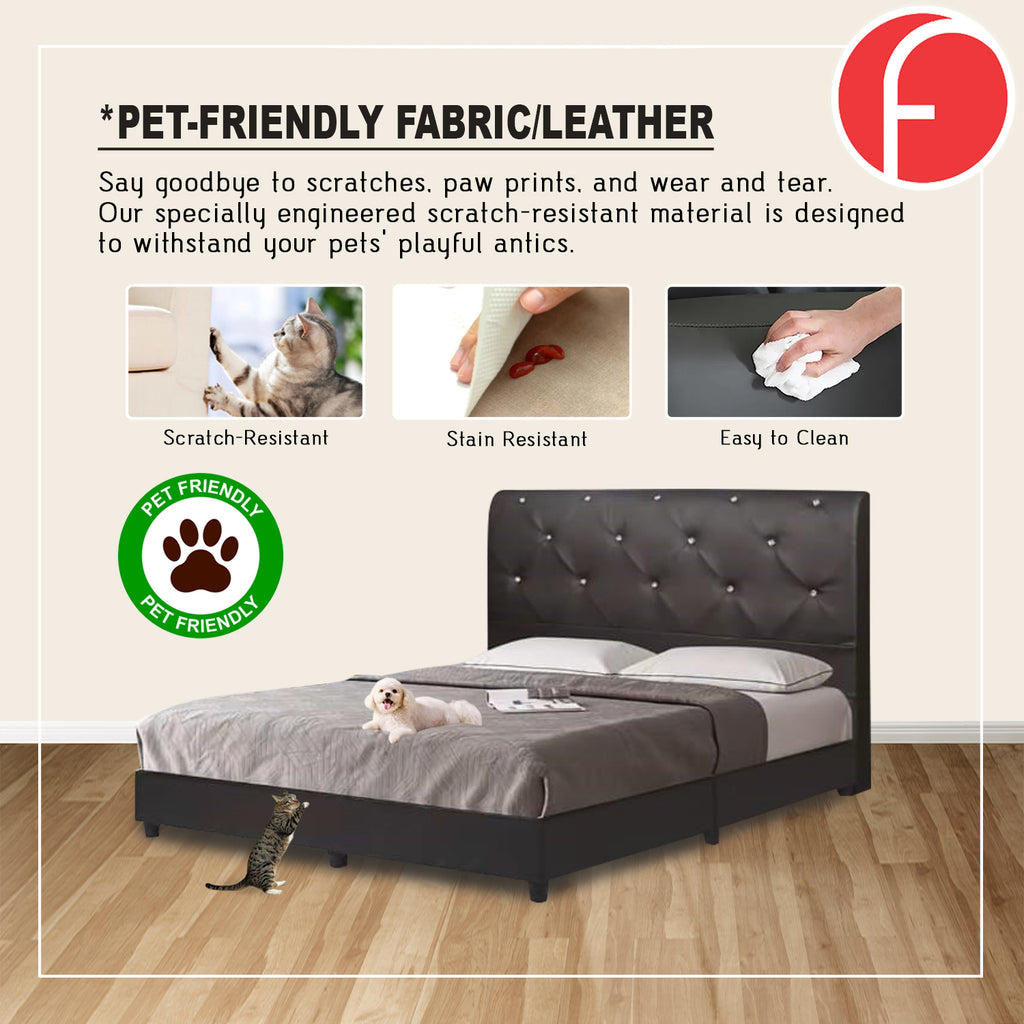 Umali Divan Bed Frame with Mattress - PetFriendly Scratch-Resistant Option / All Sizes