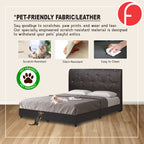 Umali Divan Bed Frame with Mattress - PetFriendly Scratch-Resistant Option / All Sizes