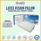 Honey Latex Fusion Pillow 5" Eco Friendly Anti-Bacteria Hypoallergenic