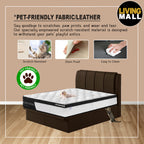 Angela Storage Bed Frame SBD12" PetFriendly In 50 Colors / With Mattress Option