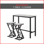 READY STOCK Bella Bar Set High Table & High Chair Stool Dining Set
