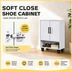 Flynn Shoe Cabinet CARB-P2 Certified Board w/ Fully Laminated Back Panel