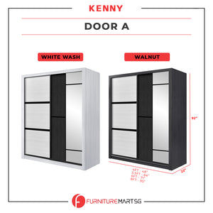 Kenny Series Door A - 4FT-8FT Sliding Door Wardrobe