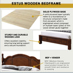 Estus Wooden Bedframe MDF + Veneer W/ Plywood Base Queen/King Size - w/ Mattress Option