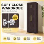 Islah Series CARB-P2 Certified Board Customizable Modular Wardrobe With Top 2-Door up to 8-Door in 6 Colours