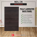 Nolin Modern 2 Door Hanging Wardrobe + 3 Layer Drawer Laminated Back Panel