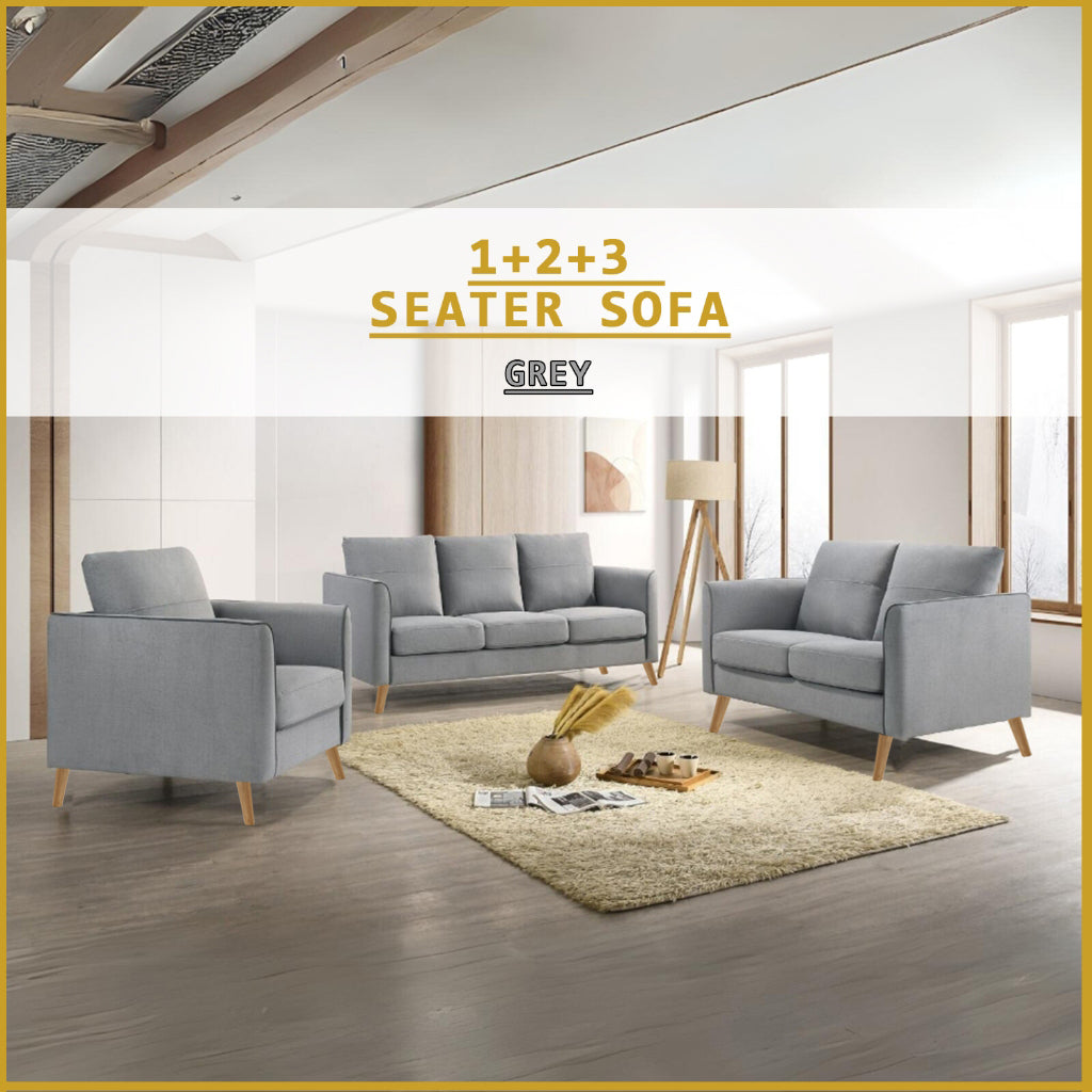 Helo Pet Friendly 1-Seater/2-Seater/3-Seater Sofa Set in 2 Colour Available