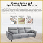 Apollo Series High Back 2/3-Seater Sofa Pocket Spring-47 Colour - w/ PetFriendly Option