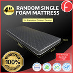 4"/6"/8" Comfort Foam Mattress High Density Foam Premium Quilt - All Sizes Available