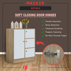 Maisie 2-Door Wardrobe Multi-Purpose Cabinets in 6 Colours