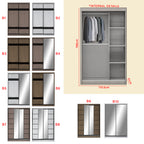 Frankfurt Series 4FT 2-Door Sliding Door Wardrobe in 50 Models Available