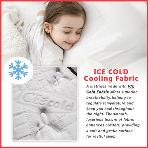 Orthocoil 12" Sleep Sanctuary Ice-Cold Fabric Mattress Pocketed Spring Mattress