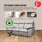 Sally Manual/Electric Recliner 2-Seater/3-Seater Sofa - w/ PetFriendly Fabric/Leather