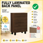 Flynn Shoe Cabinet CARB-P2 Certified Board w/ Fully Laminated Back Panel