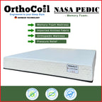 Orthocoil 8" Nasa Pedic Memory Foam Mattress Orthopedic - All Size Available